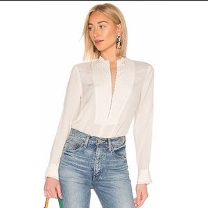 Rag & Bone Alfie Pinstripe Silk Shirt